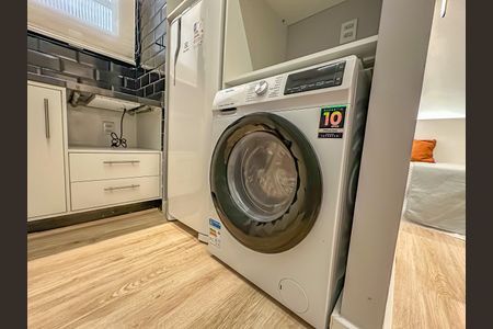 Studio à venda com 24m², 1 quarto e sem vaga Studio à venda com 24m², 1 quarto e sem vagaCozinha e Área de Serviço