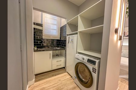 Studio à venda com 24m², 1 quarto e sem vaga Studio à venda com 24m², 1 quarto e sem vagaCozinha e Área de Serviço