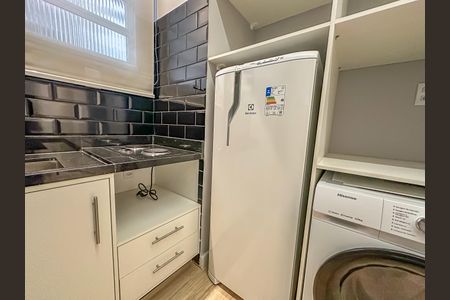 Studio à venda com 24m², 1 quarto e sem vaga Studio à venda com 24m², 1 quarto e sem vagaCozinha e Área de Serviço