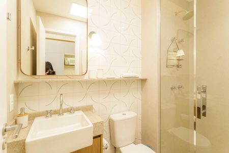 Studio para alugar com 28m², 1 quarto e sem vagaBanheiro