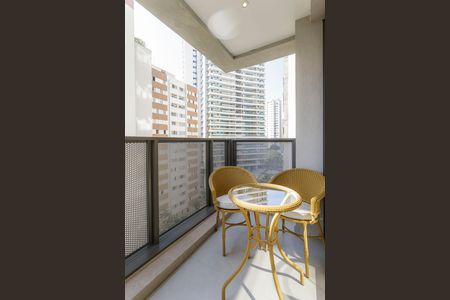 Studio para alugar com 28m², 1 quarto e sem vagaVaranda