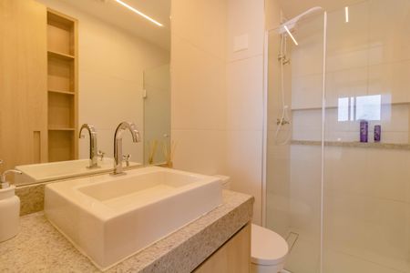 Studio à venda com 25m², 1 quarto e sem vaga Studio à venda com 25m², 1 quarto e sem vagaBanheiro