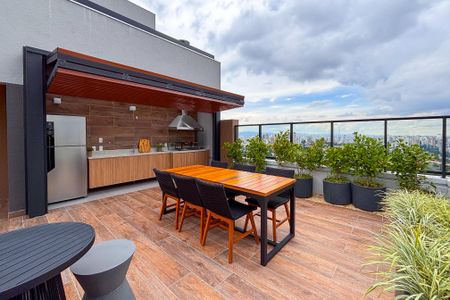Apartamento à venda com 35m², 1 quarto e sem vaga Apartamento à venda com 35m², 1 quarto e sem vagaÁrea comum - Churrasqueira