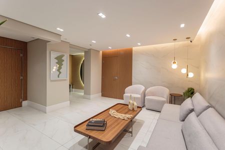 Studio à venda com 37m², 1 quarto e 1 vaga Studio à venda com 37m², 1 quarto e 1 vagaHall social