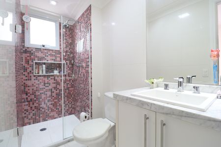 Apartamento à venda com 142m², 3 quartos e 2 vagasBanheiro da Suíte 3