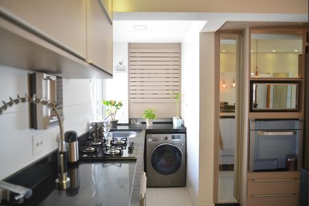 Apartamento à venda com 70m², 2 quartos e 2 vagasCozinha e Área de Serviço