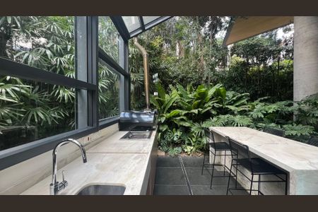 Apartamento para alugar com 42m², 1 quarto e 1 vaga Apartamento para alugar com 42m², 1 quarto e 1 vagaÁrea comum - Churrasqueira