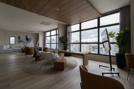 Apartamento à venda com 26m², 1 quarto e sem vagaÁrea comum - Salão de festas