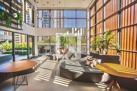 Studio para alugar com 21m², 1 quarto e sem vaga Studio para alugar com 21m², 1 quarto e sem vagaÁrea comum - Salão de festas