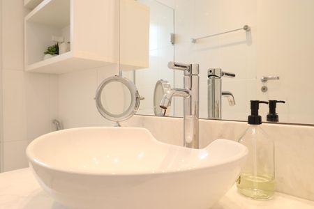 Apartamento à venda com 189m², 3 quartos e 2 vagasDetalhe Banheiro Social