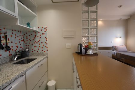 Studio à venda com 30m², 1 quarto e 1 vagaCozinha