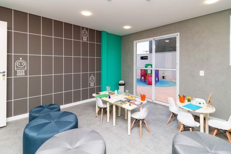 Apartamento à venda com 28m², 1 quarto e sem vaga Apartamento à venda com 28m², 1 quarto e sem vagaÁrea comum - Brinquedoteca