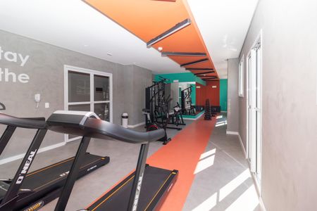 Apartamento à venda com 28m², 1 quarto e sem vaga Apartamento à venda com 28m², 1 quarto e sem vagaÁrea comum - Academia