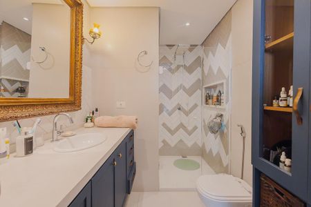 Apartamento à venda com 102m², 3 quartos e sem vagaBanheiro da Suíte 1