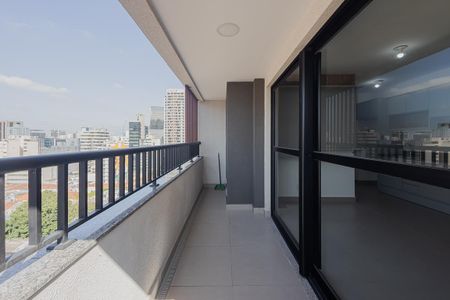 Studio para alugar com 32m², 1 quarto e sem vagaVaranda