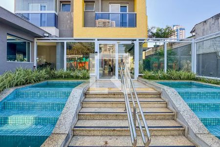 Studio para alugar com 37m², 1 quarto e 1 vaga Studio para alugar com 37m², 1 quarto e 1 vagaFachada