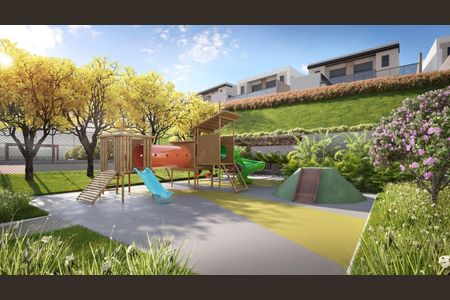 Casa de condomínio à venda com 415m², 4 quartos e 4 vagasÁrea comum - Playground