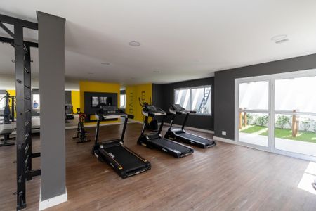 Apartamento para alugar com 35m², 2 quartos e sem vaga Apartamento para alugar com 35m², 2 quartos e sem vagaÁrea Comum - Academia