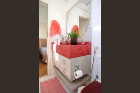 Apartamento à venda com 112m², 3 quartos e 2 vagasBanheiro da suíte