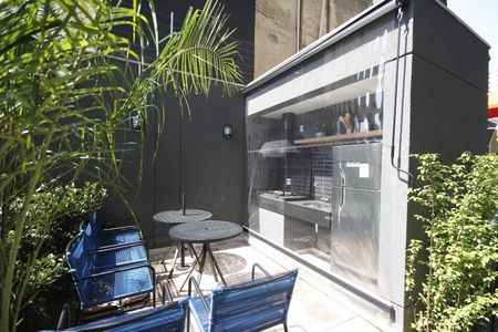 Studio à venda com 29m², 1 quarto e sem vaga Studio à venda com 29m², 1 quarto e sem vagaÁrea comum - Churrasqueira