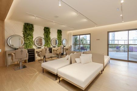 Studio à venda com 32m², 1 quarto e 1 vaga Studio à venda com 32m², 1 quarto e 1 vagaÁrea comum - Salão de Beleza