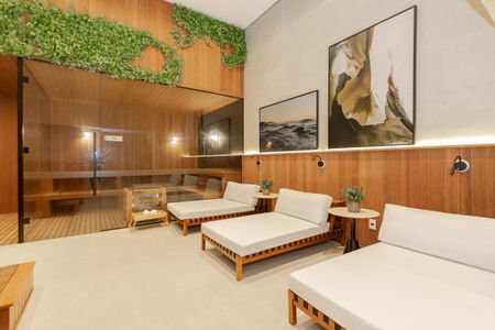 Studio à venda com 32m², 1 quarto e 1 vaga Studio à venda com 32m², 1 quarto e 1 vagaÁrea comum - Sauna