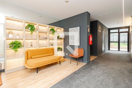 Apartamento para alugar com 27m², 1 quarto e sem vaga Apartamento para alugar com 27m², 1 quarto e sem vagaHall Social