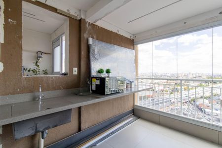 Varanda Integrada de apartamento à venda com 2 quartos, 97m² em Vila Antonieta, Guarulhos