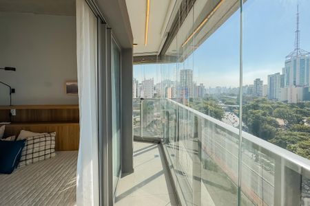 Apartamento à venda com 33m², 1 quarto e sem vagaVaranda