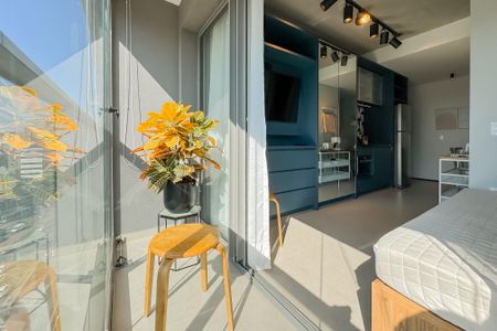 Apartamento à venda com 33m², 1 quarto e sem vagaVaranda