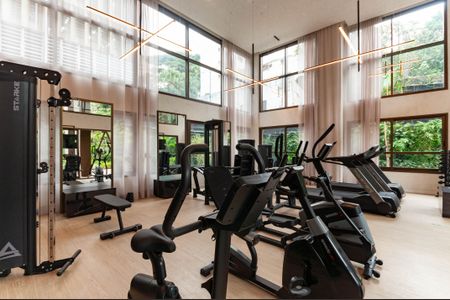 Apartamento à venda com 144m², 3 quartos e 3 vagas Apartamento à venda com 144m², 3 quartos e 3 vagasÁrea comum - Academia