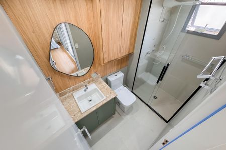 Studio à venda com 28m², 1 quarto e sem vaga Studio à venda com 28m², 1 quarto e sem vagaBanheiro