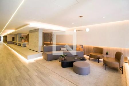 Studio à venda com 25m², 1 quarto e sem vaga Studio à venda com 25m², 1 quarto e sem vagaHall social