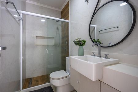 Casa de condomínio à venda com 130m², 3 quartos e 1 vaga Casa de condomínio à venda com 130m², 3 quartos e 1 vagaBanheiro Social