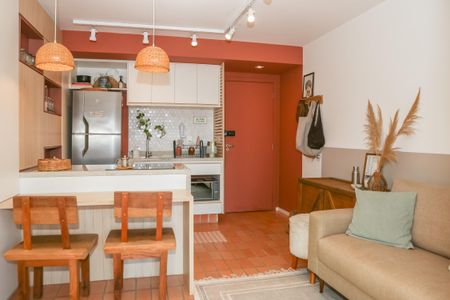 Studio à venda com 46m², 1 quarto e 1 vaga Studio à venda com 46m², 1 quarto e 1 vagaSala e Cozinha
