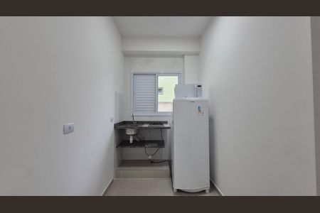 Cozinha de kitnet/studio para alugar com 1 quarto, 17m² em Vila Sao Pedro, Santo André