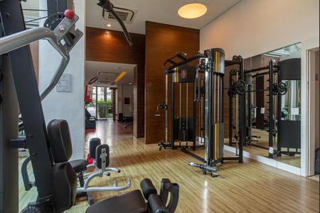 Apartamento à venda com 123m², 2 quartos e 3 vagas Apartamento à venda com 123m², 2 quartos e 3 vagasÁrea comum - Academia