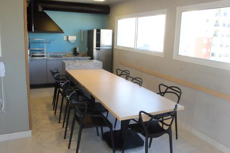 Studio à venda com 37m², 2 quartos e sem vagaÁrea comum - Salão de festas