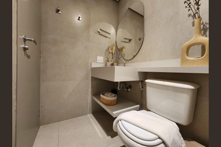 Apartamento à venda com 38m², 1 quarto e 1 vaga Apartamento à venda com 38m², 1 quarto e 1 vagaBanheiro da Suíte