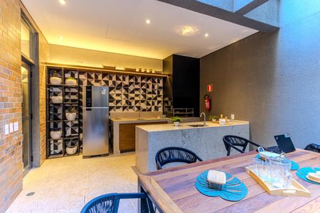 Studio à venda com 28m², 1 quarto e sem vagaChurrasqueira