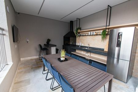 Apartamento à venda com 46m², 1 quarto e 1 vagaChurrasqueira