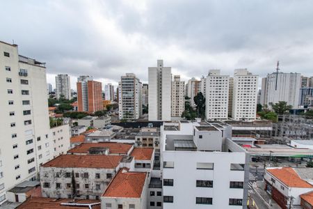 Apartamento à venda com 46m², 1 quarto e 1 vagaVista da varanda