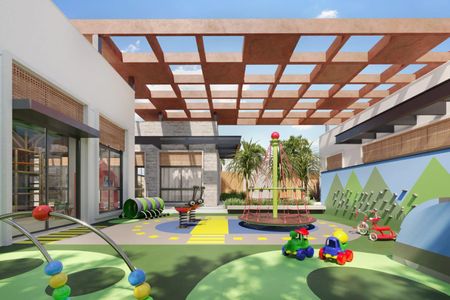 Casa de condomínio à venda com 230m², 3 quartos e 3 vagas Casa de condomínio à venda com 230m², 3 quartos e 3 vagasÁrea Comum - Brinquedoteca