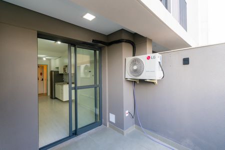 Studio para alugar com 24m², 1 quarto e sem vaga Studio para alugar com 24m², 1 quarto e sem vagaVaranda