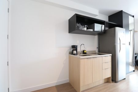 Studio à venda com 31m², 1 quarto e sem vagaCozinha