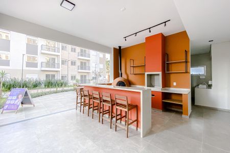 Apartamento para alugar com 44m², 2 quartos e sem vagaÁrea comum - Churrasqueira