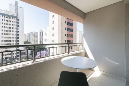 Varanda de kitnet/studio para alugar com 1 quarto, 25m² em Planalto Paulista, São Paulo