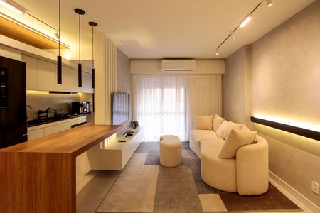Apartamento para alugar com 65m², 1 quarto e 1 vaga Apartamento para alugar com 65m², 1 quarto e 1 vagaSala