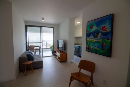 Sala de apartamento à venda com 3 quartos, 76m² em Chácara Santo Antônio (zona Sul), São Paulo
