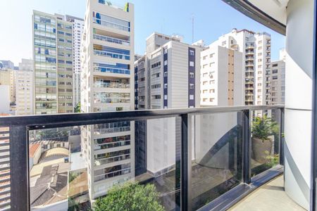 Studio à venda com 26m², 1 quarto e 1 vagaVaranda